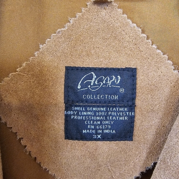 Vintage Western Yellowstone Button Down Suede Leather Vest Embroidered Country - Picture 4 of 6